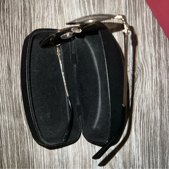 New Salvatore Ferragamo Gold Sunglasses